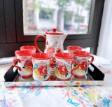 Sét bình nước kèm cốc The Pioneer Woman Merry Meadow