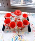 Sét bình nước kèm cốc The Pioneer Woman Merry Meadow