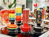 Bộ cốc đĩa kèm giá Pylones Made in France