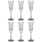 BỘ 6 LY CHAMPAGNE PHA LÊ PHÁP CRISTAL D'ARQUES LADY DIAMOND 150ML