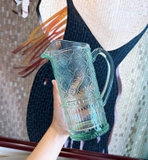 Bình đựng nước kèm 4 cốc pha lê Godinger Claro