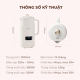 Máy Làm Sữa Hạt GUME MSB 22 Hàn Quốc - Bảo Hành 12 Tháng