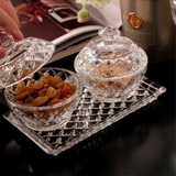 Đĩa pha lê 19cm Bohemia Crystal