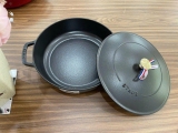 CHẢO GANG STAUB WOK PERFECT 30CM MÀU XÁM