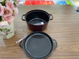 NỒI GANG STAUB COCOTTE SECOND CHOICE 28CM - 6,7L MÀU ĐỎ RƯỢU