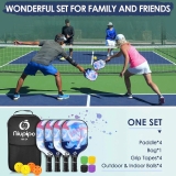 SÉT 4 VỢT PICKLRBALL NIUPIO THƯƠNG HIỆU MỸ