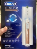 Bàn chải đánh răng điện Oral-B GENIUS X Rose Gold