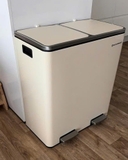 Thùng rác 2 ngăn Songmics LTB060A01 dung tích 60L