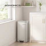Thùng rác đạp chân Songmics dung tích 30 Lít