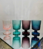 Sét 4 ly IVV Speedy Assorted Colors 240ml