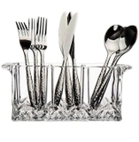 Khay đựng dao dĩa pha lê 3 ngăn Godinger Dublin Caddy