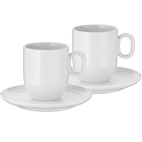 Set 2 cốc cao kèm đĩa WMF Barista Cafe 170ml (Made in Germany)