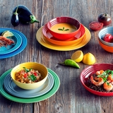 Set 6 đĩa Lecreuset cầu vồng