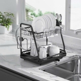Giá úp bát 2 tầng có khay hứng, thoát nước Kaiyo KDR-6100