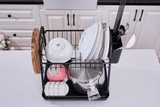 Giá úp bát 2 tầng có khay hứng, thoát nước Kaiyo KDR-6100
