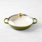 Chảo gang 2 quai kèm vung kính Le Creuset 28cm