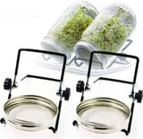 Bộ 2 lọ nảy mầm kèm giá đỡ Mason