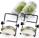 Bộ 2 lọ nảy mầm kèm giá đỡ Mason