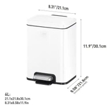 Thùng rác chống bám vân tay EKO EK9361P-6L-MW