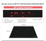 Bếp từ Bosch PIE631HB1E serie 6 4 vùng nấu