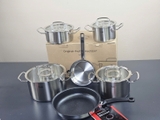 Bộ nồi Fissler profi 4 nồi 1 quánh 1 chảo chống dính