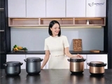 Nồi ủ chân không 2 tay cầm Kitchen Mate Kaiyo, dung tích 3L, màu vàng [mã KTC-6919]