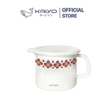 Nồi đa năng tráng men sứ, dáng tròn Kaiyo size 15cm