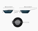 Chảo sâu lòng Joseph Joseph 45048 Space Blue Wok 32cm