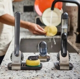 Bàn chải rửa chén Joseph Joseph 6500019 Sinktech có ngăn chứa xà phòng và chân đế