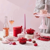 Bát Le creuset Trái Tim mini màu Hồng