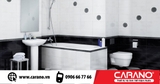 LÀM SAO KẾT HỢP 2 MÀU TRẮNG ĐEN HOÀN HẢO CHO KHÔNG GIAN TẮM?