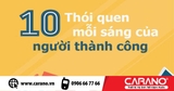 [Infographic] THÓI QUEN MỖI SÁNG CỦA NGƯỜI THÀNH CÔNG