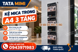 Khung Mica A4 3 Tầng Treo Tường – Trưng Bày Tài Liệu