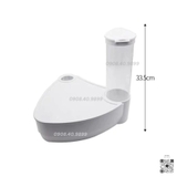 Khay đựng khăn giấy, cốc nước, để đồ 3in1 nha khoa