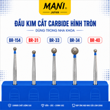 Mũi Khoan Kim Cương MANI BR Xanh Biển Standard Nhật Bản – Vỉ 5 Mũi