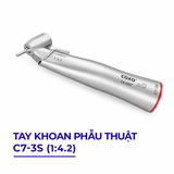 Tay Khoan Phẫu Thuật COXO C7-3S Góc Nghiêng 45° Có Đèn LED (Tăng Tốc 1:4.2)