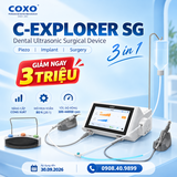Thiết bị phẫu thuật siêu âm nha khoa 3in1 Coxo C-EXPLORER SG: nhổ răng siêu âm piezotome - cắm implant - phẫu thuật