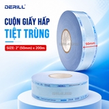 Túi Ép Tiệt Trùng Cuộn Dẹp 50mm x 200m – Chính Hãng, Giá Tốt (túi hấp tiệt trùng)