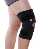 Neoprene hinged knee support anterior closure H5