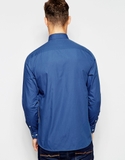 Áo sơmi xanh Tommy Hilfiger