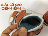 Giày cổ cao chỉnh hình Bàn Chân Bẹt - màu Cam