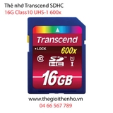 Thẻ nhớ Transcend SDHC 16 GB Class 10 UHS-I 600x (Ultimate)