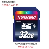 Thẻ nhớ Transcend SDHC 32GB Class 10