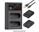 Bộ pin sạc máy ảnh K&F Concept EN-EL14 1050mAh - KF28.0020