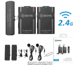 Micro thu âm không dây Boya BY-WM4 Pro-K6, cổng Type C