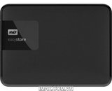 Ổ cứng di động HDD WD Easystore Portable 4TB WDBKUZ0040BBK