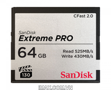 Thẻ nhớ CFast 2.0 SanDisk Extreme PRO 3500X 64GB 525/430MB/s
