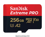 Thẻ nhớ MicroSD 256GB Sandisk Extreme Pro 200 MB/s (Bản mới nhất)