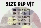 Dép vịt Thái Lan