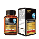 Bổ Não Ginkgo New Zealand GO Ginkgo 9000+ hộp 60 viên